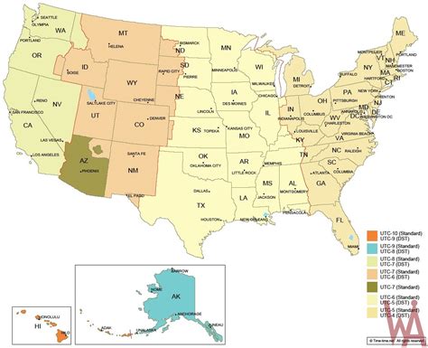 nevada time zone map.